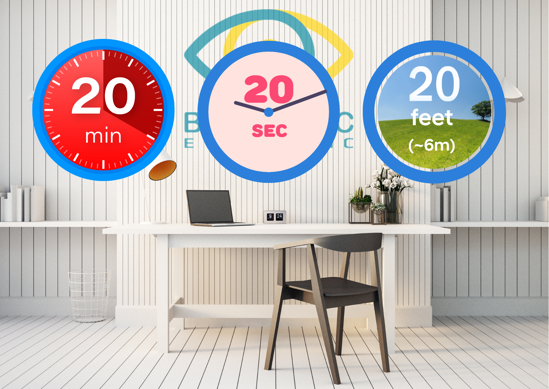 bảo vệ mắt bằng phương pháp 20-20-20