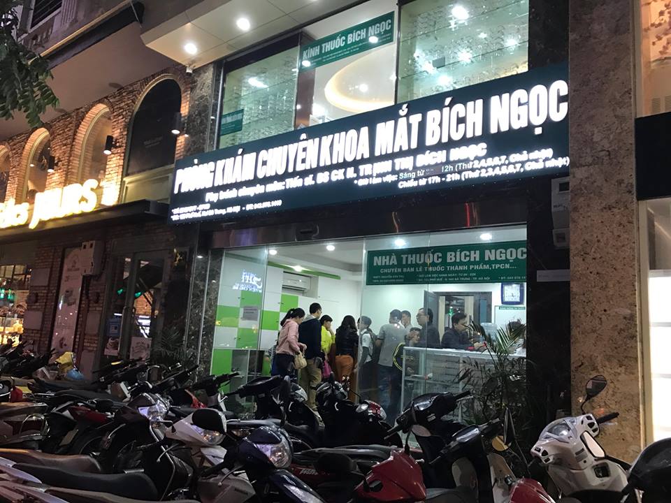 Phòng khám mắt ngoài giờ tại Hà Nội uy tín