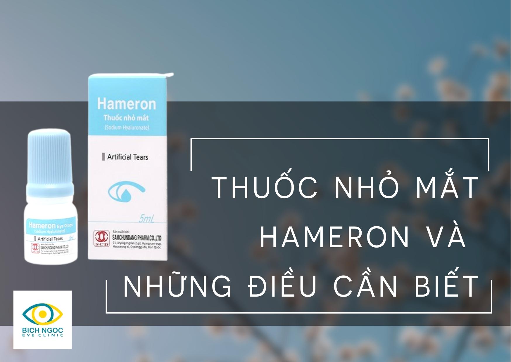 thuốc nhỏ mắt hameron