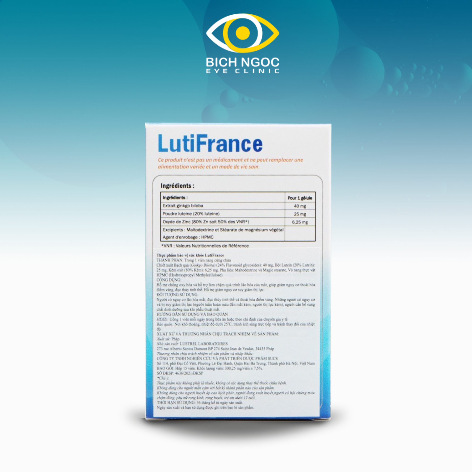 thuốc bổ mắt pháp lutifrance 2